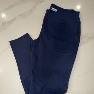 Carhartt Force Fitted Utility Leggings Navy Blue Work Pants Womens Large Regular